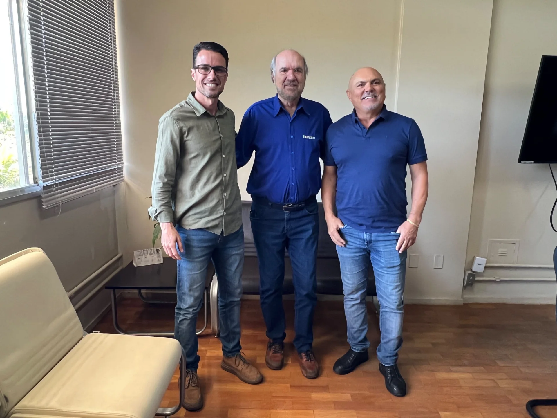 Funcesi recebe a visita dos gestores do Grupo DeFato Online/Caraça